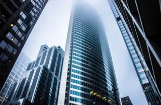 High-rise buildings in the city