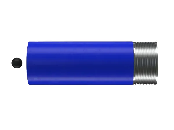 Auto fill float collar on a gray background