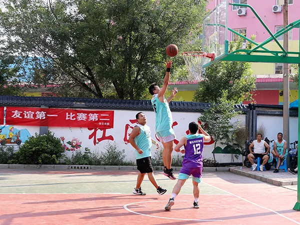 Athlete taking a shot