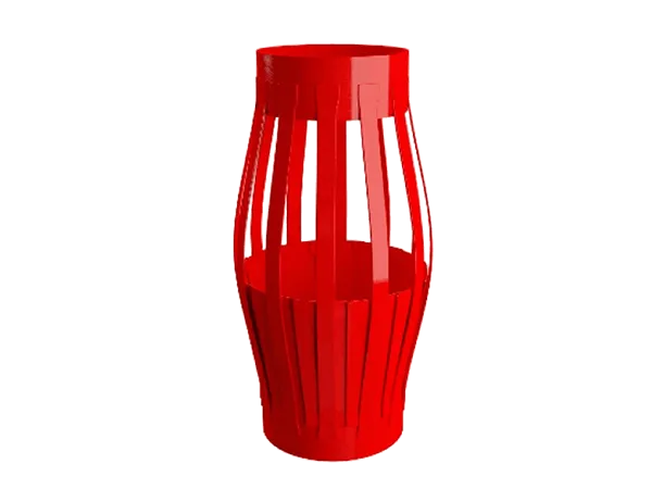 Cementing basket on a white background