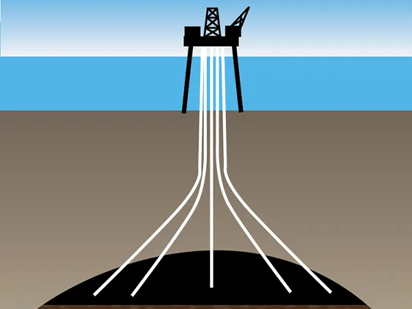 Cluster well schematic diagram