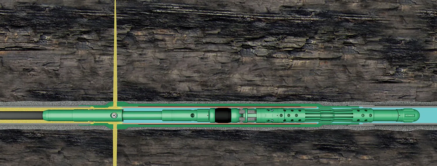 Downhole perforating device