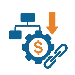 Cost-saving logo