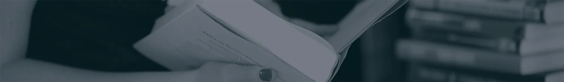 Woman flipping through a book