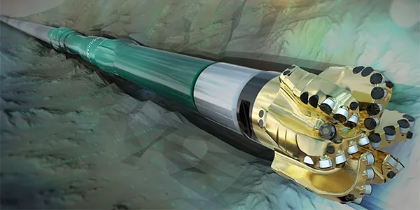 Drill bit system operating downhole