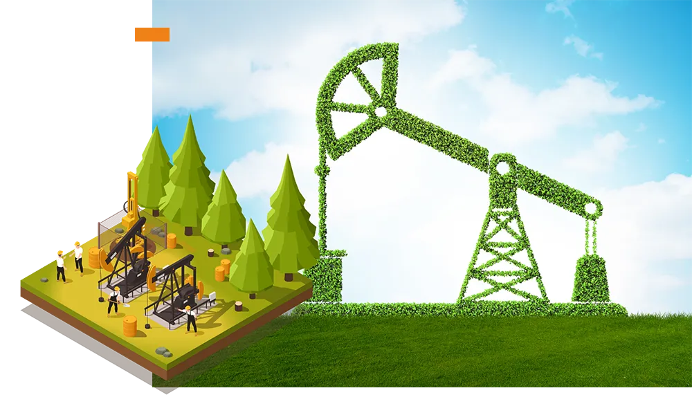 Environmentally themed drilling platform