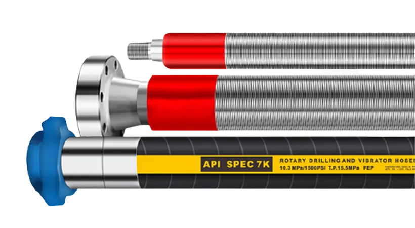 High-performance drilling materials on a white background