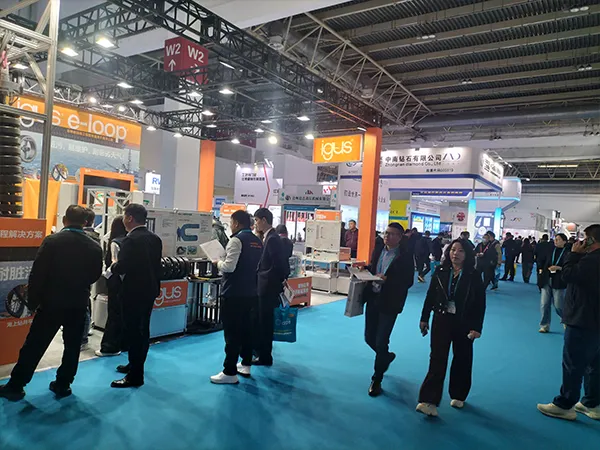 Industry professionals at the exhibition