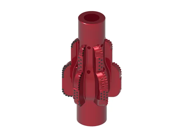 PDC type hole expansion tool on a white background