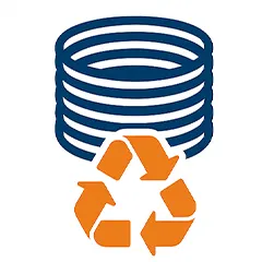 Recyclable materials logo