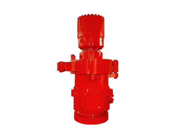 Rotating blowout preventer on a white background