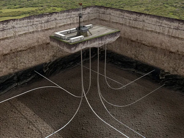 Special process well drilling  schematic diagram