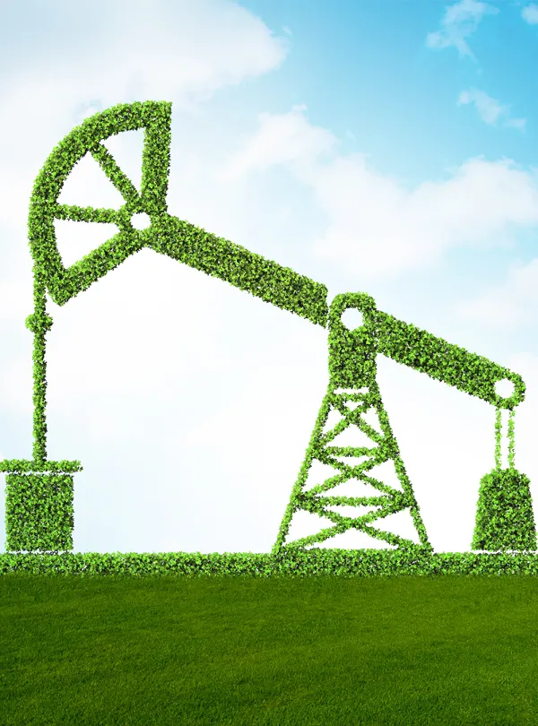 Schematic of a pumpjack