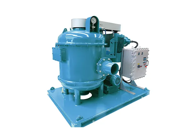 Vacuum degasser on a white background