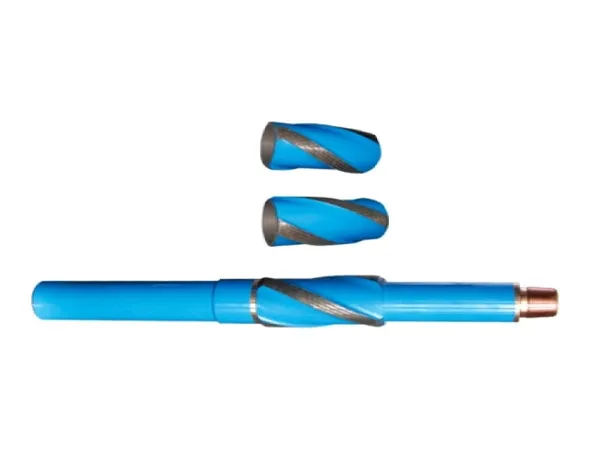 Variable diameter stabilizer on a white background